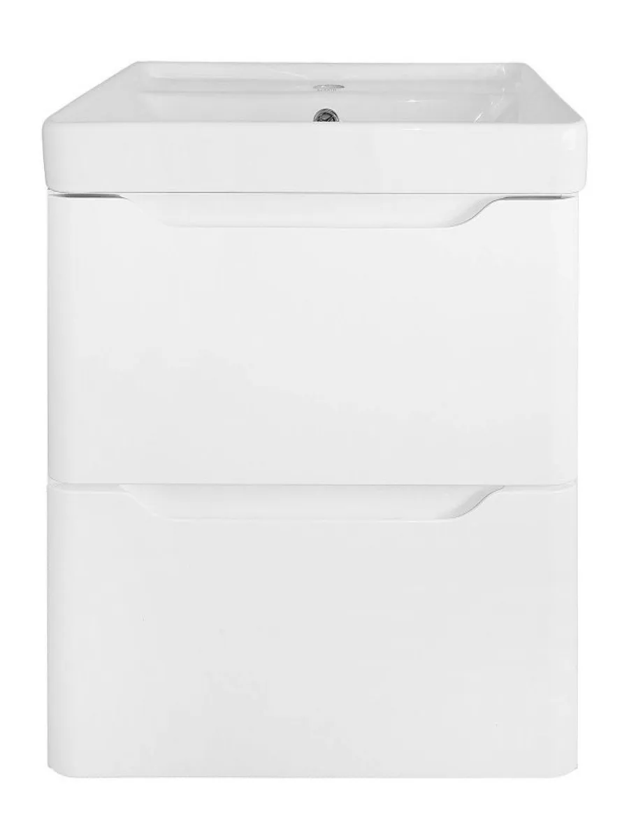 Тумба для ванной Lotos 50/2 с раковиной Монте 50 CS00094662