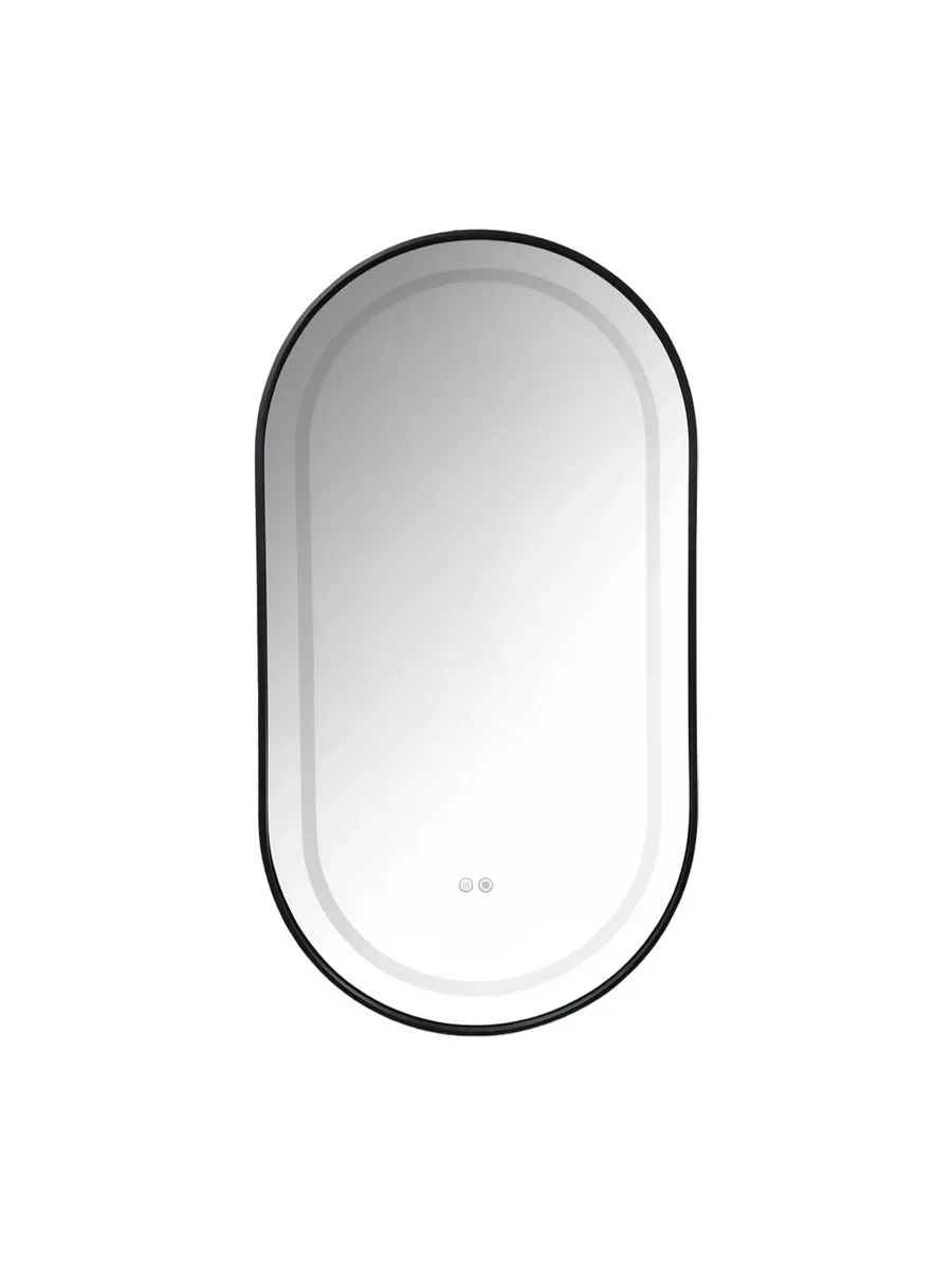 Зеркало с подсветкой Джоли 90х50 АZ-LED012525 черный