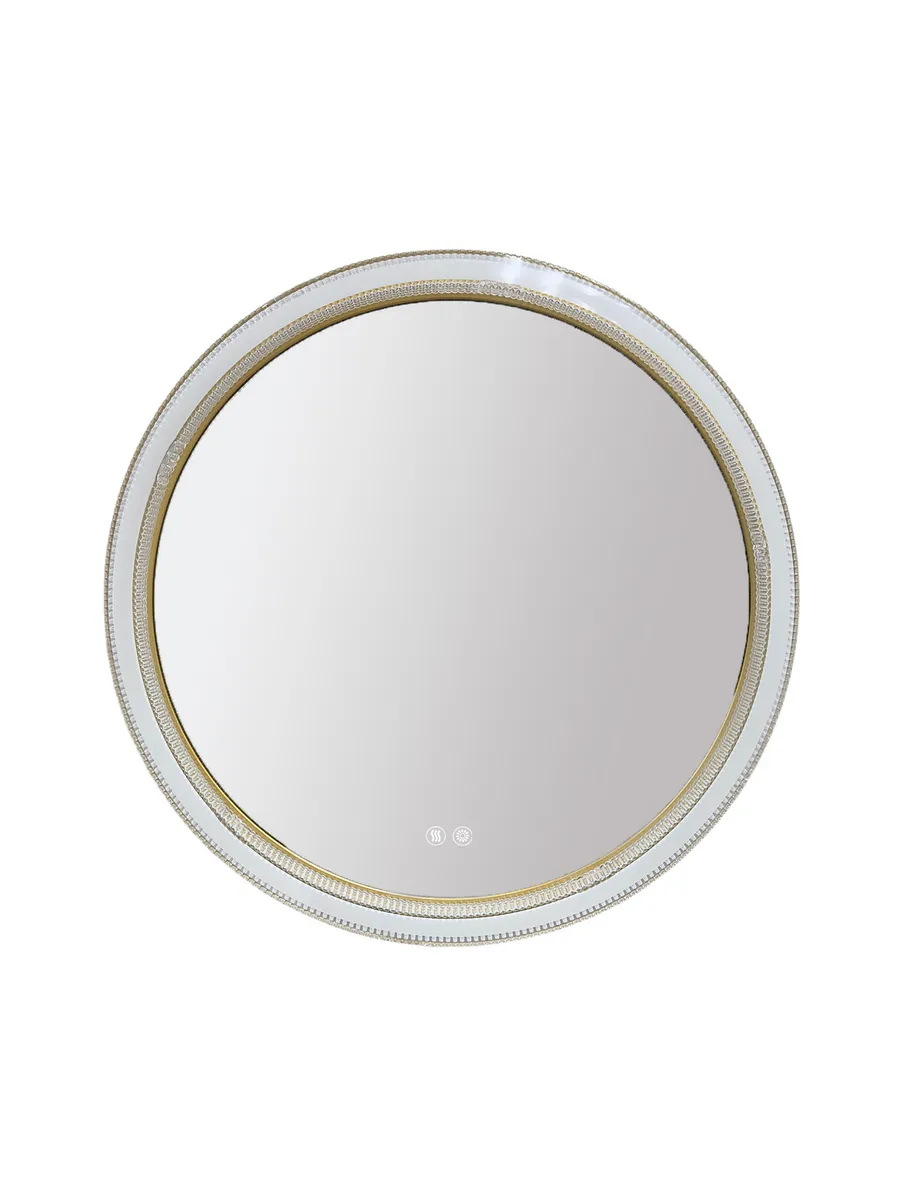 Зеркало с подсветкой Грей 60х60 АZ-LED010225 золотой матовый